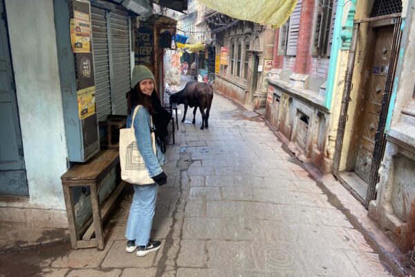 India Varanasi straat